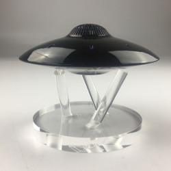 Enceinte bluetooth en lévitation UFOSOUND Noire Laquée