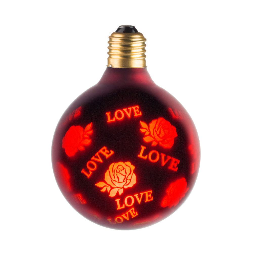 LAMPE DECO G95 E27 LOVE ALLUMEE LAMPE DECO G95 E27 LOVE ALLUMEE