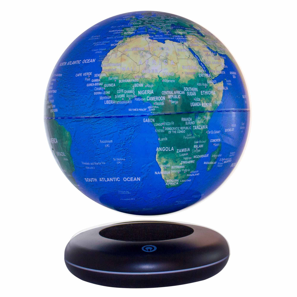 Globe terrestre 20 cm lumineux en lévitation Globe terrestre 20 cm lumineux en lévitation