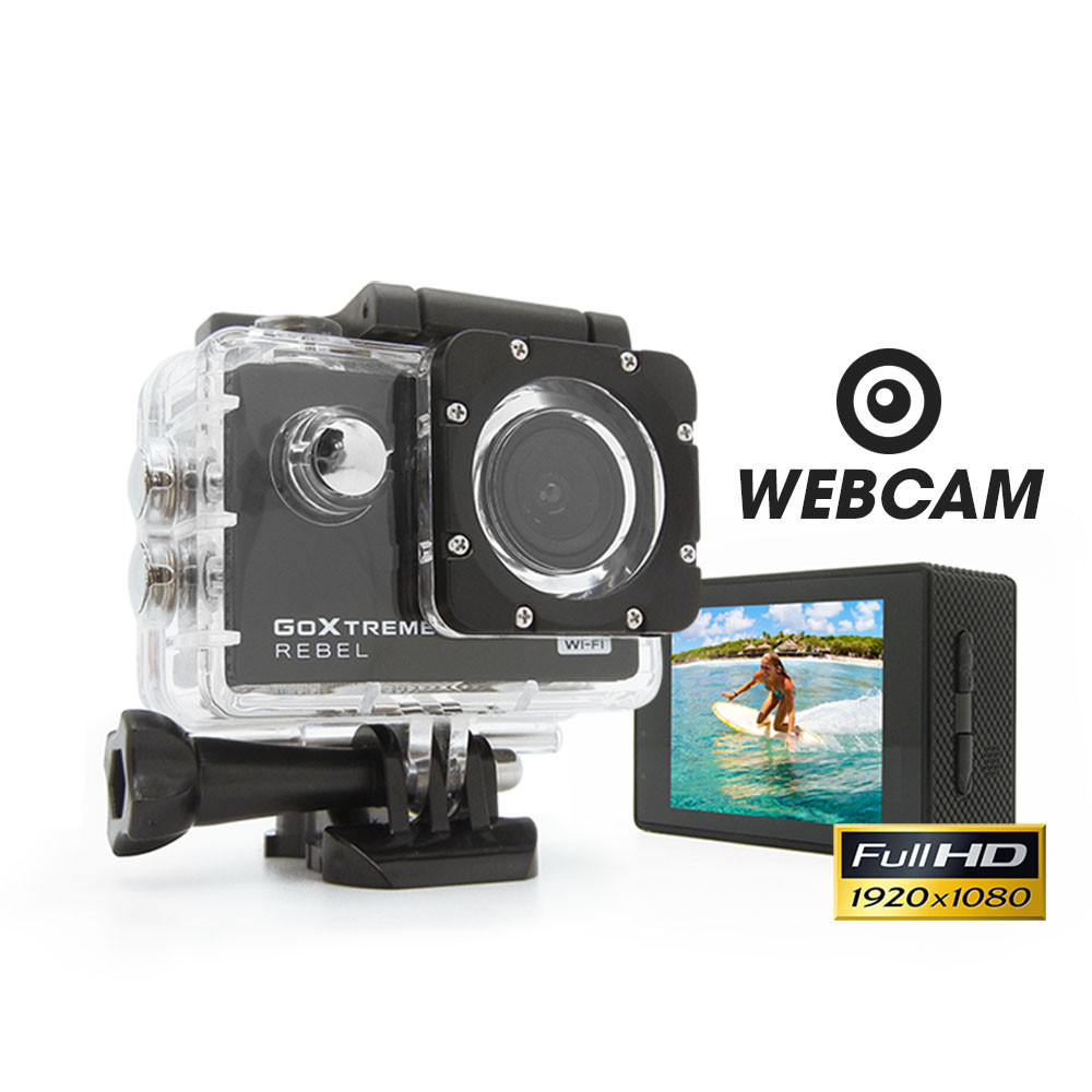 Lampa Sport 1080p Wi-Fi Action Cam Caméra de moto + Kit d'accessoires Vente  en Ligne 