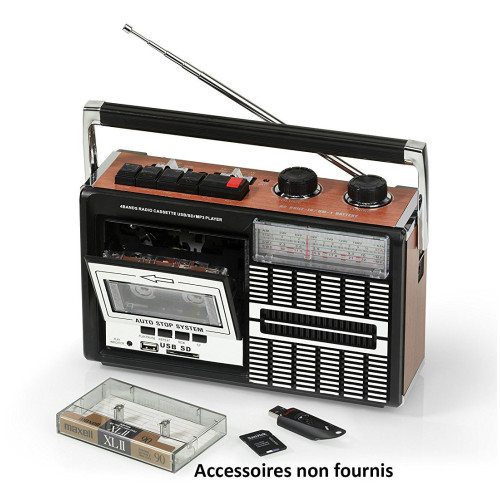 Radio-cassette USB look...