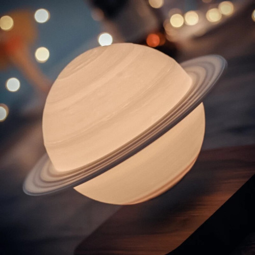Globe SATURNE 3D incliné en...