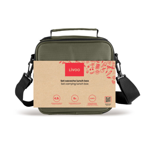 Set sacoche Lunch Box Vert