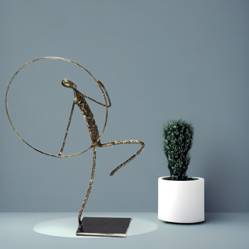 Statuette métal Homme...