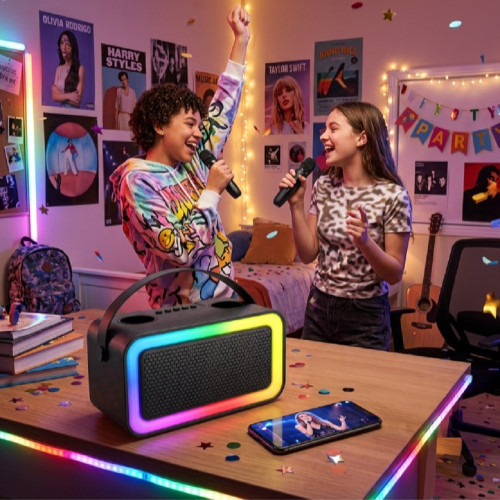 Enceinte Bluetooth KARAOKE...